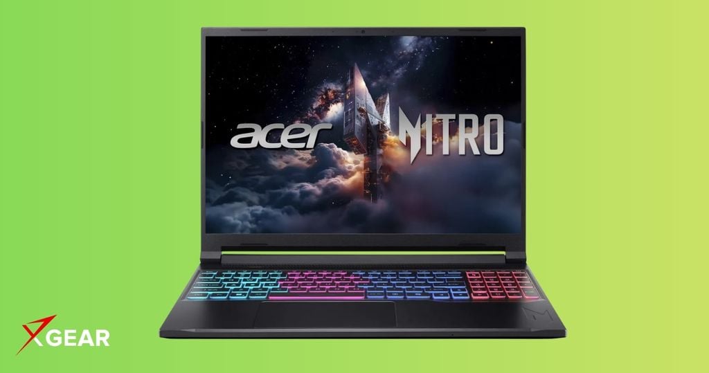 Laptop Gaming Acer Nitro V 16S AI ProPanel ANV16S 41 R337 hiệu năng mạnh với ryzen 7 và chip AI