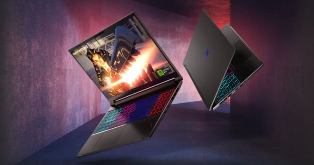 laptop gaming acer nitro v propanel anv15 52 556l