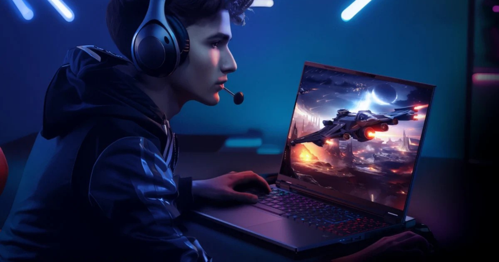 người chơi sử dụng laptop gaming acer predator helios neo 16 phn16 i31 72xe
