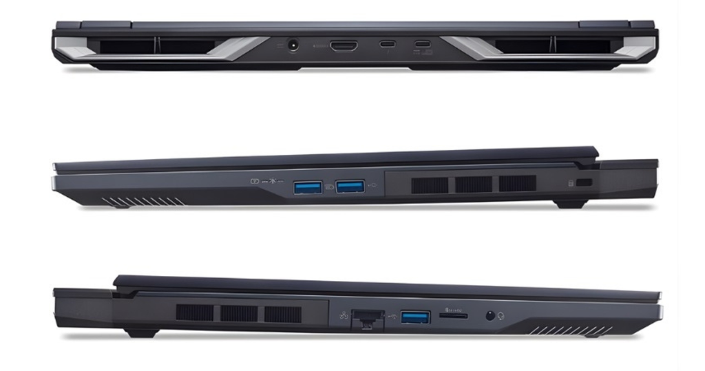 laptop gaming acer predator helios neo 16 phn16 i31 74mn cổng kết nối