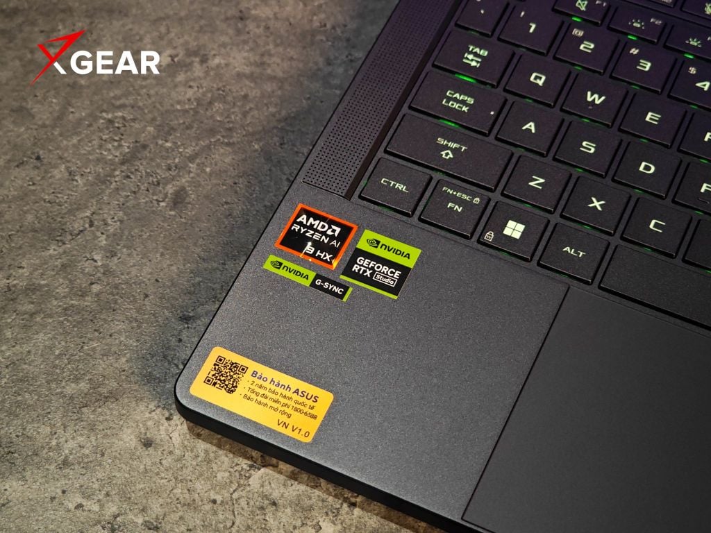 CPU Ryzen AI 9 HX 370 cực mạnh trên Asus ROG Zephyrus G14 GA403WW-QS145WS
