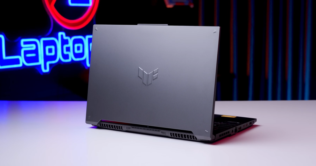 laptop gaming asus tuf f16 fx607vjr tu320w mặt nắp