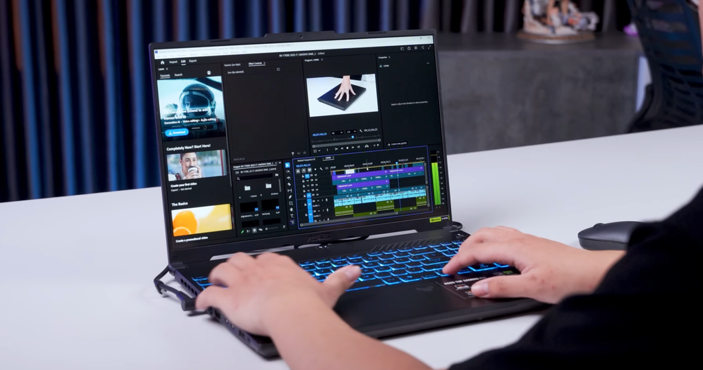 laptop gaming asus tuf f16 fx607vjr tu320w màn hình
