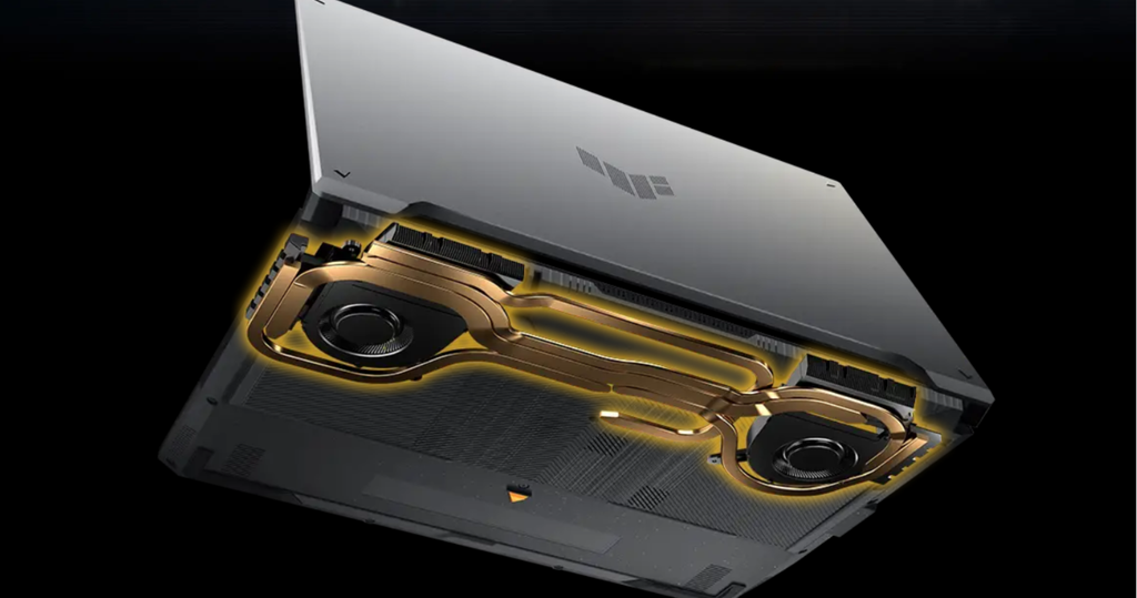 laptop gaming asus tuf f16 fx607vjr tu328w hệ thống tản nhiệt