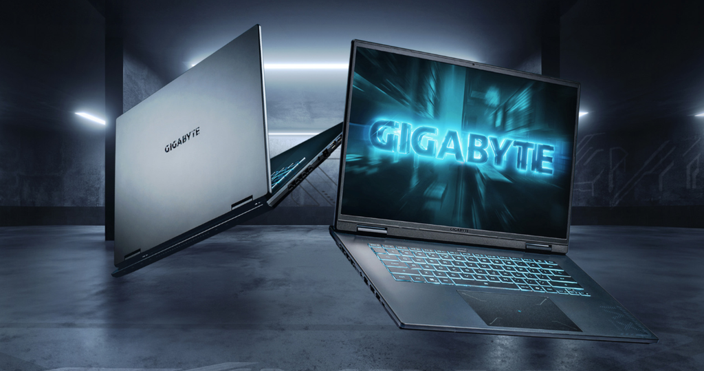 2 chiếc laptop gaming gigabyte a16 ga6eh evhs3vn893sh