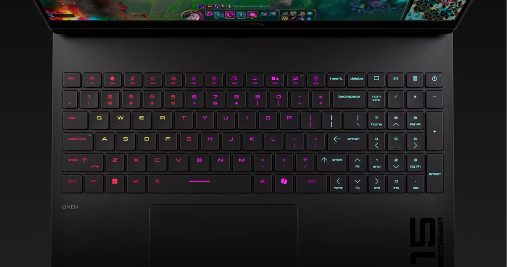 Bàn phím Laptop Gaming HP HyperX Omen 15-ga0091TX D72D8PA