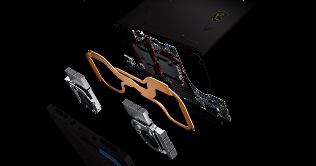 laptop gaming msi crosshair 16 max hx e2wgxk 052vn hệ thống tản nhiệt