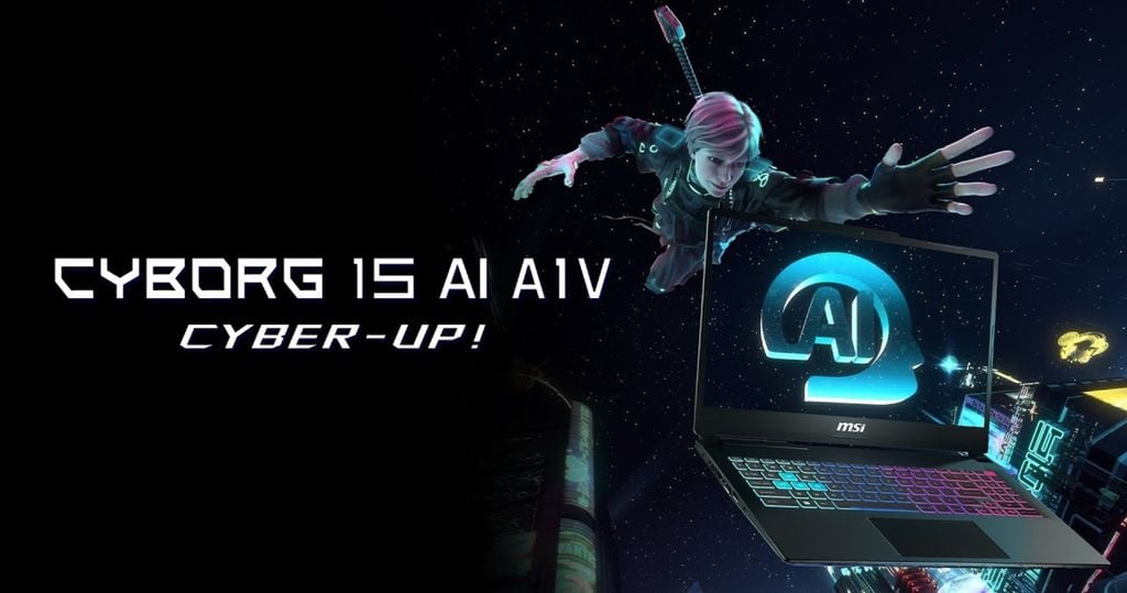 MSI Cyborg 15 AI A1VEK 245VN hiệu suất vượt trội với ultra 5