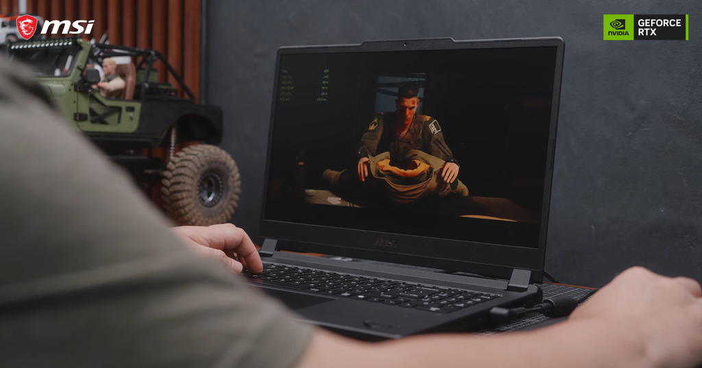Chơi game trên Laptop Gaming MSI Cyborg 15 Max C13WF-421VN