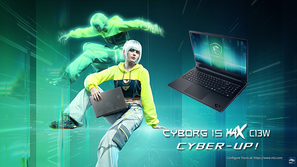 laptop gaming msi cyborg 15 max c13wf 421vn
