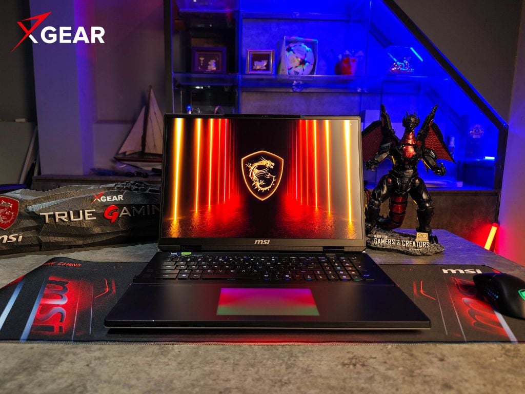 Laptop Gaming MSI Titan 18 HX A2WJ 1200VN màn hình miniled rực rỡ, độ sáng cao