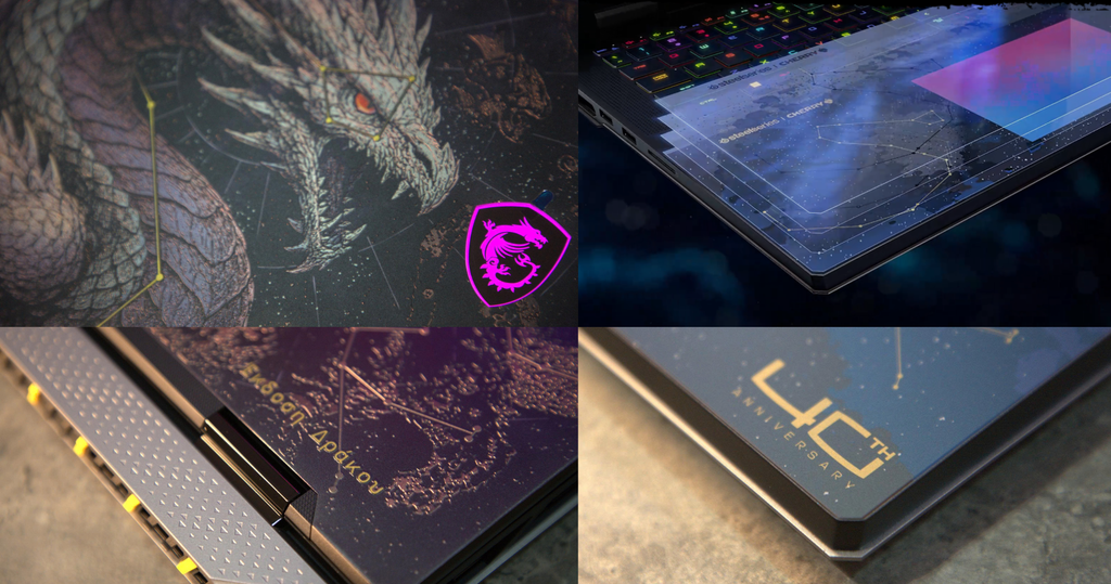 laptop gaming msi titan 18 hx dragon edition draco epic a2w 1245vn thiết kế