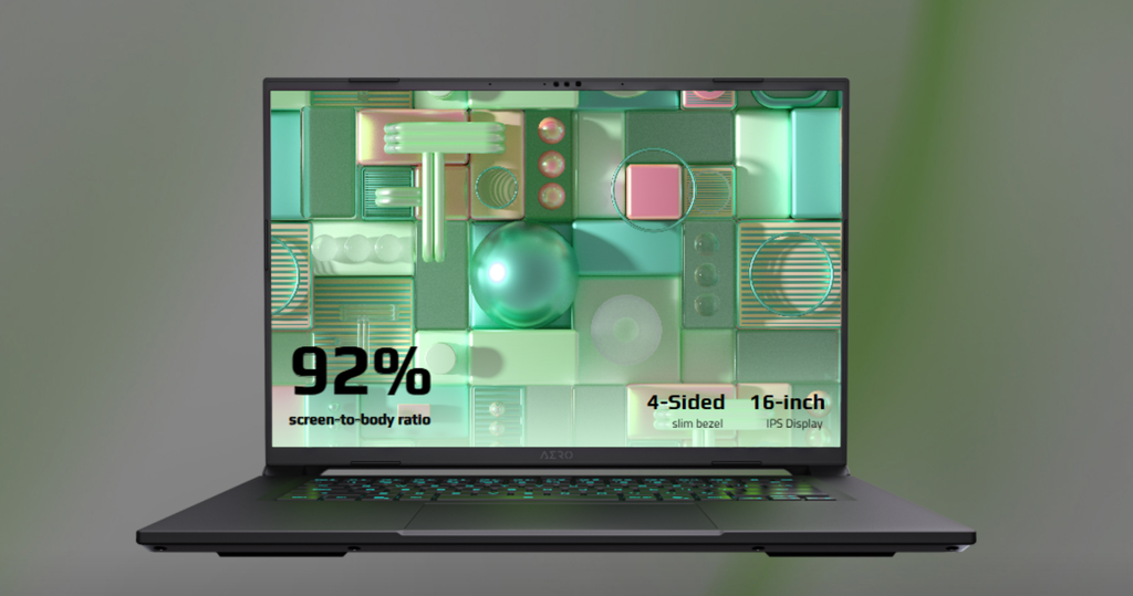 màn hình laptop gigabyte aero x16 4whn3vnc93ah
