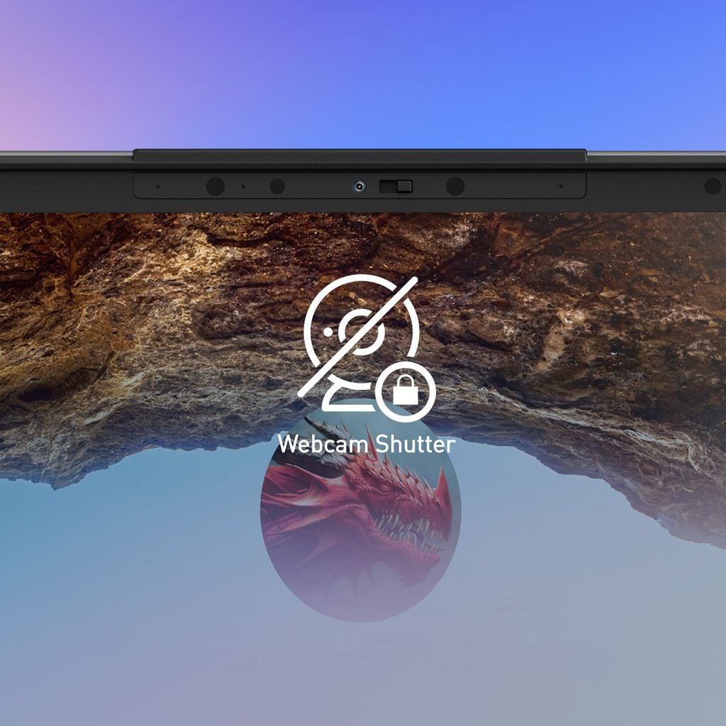 Laptop MSI Prestige 13 AI+ Evo A2VMG 040VN sở hữu camera webcam tích hợp bảo mật