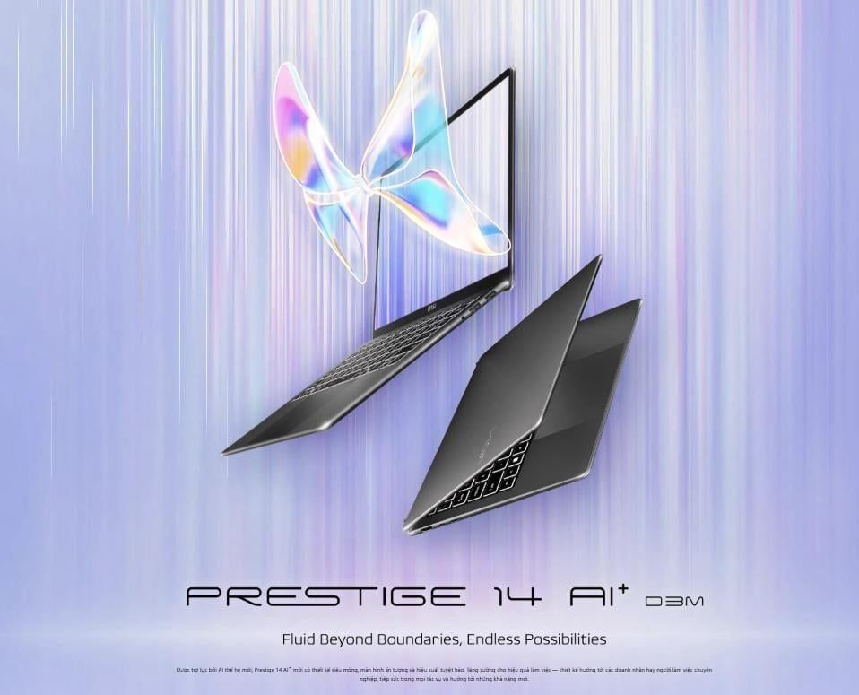 Laptop MSI Prestige 14 AI+ D3MG-022VN