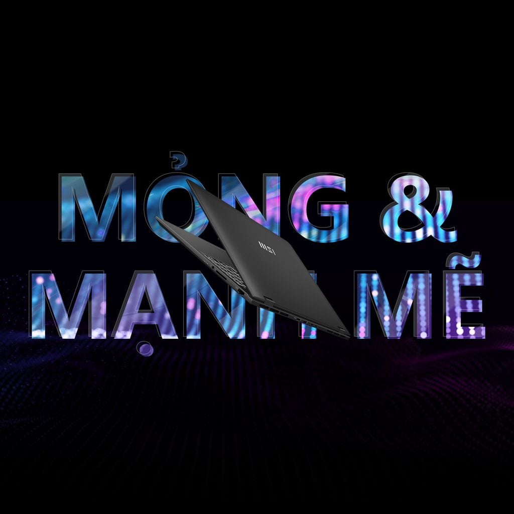 MSI Prestige 16 AI+ Evo B2VMG 016VN thiết kế mỏng nhẹ cao cấp