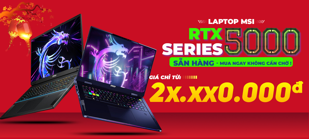 Laptop Gaming MSI RTX 5000