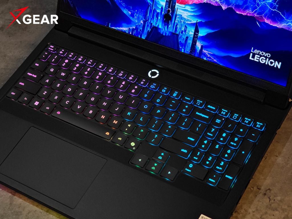 laptop lenovo Legion có thể tùy chỉnh được đèn RGB theo sở thích
