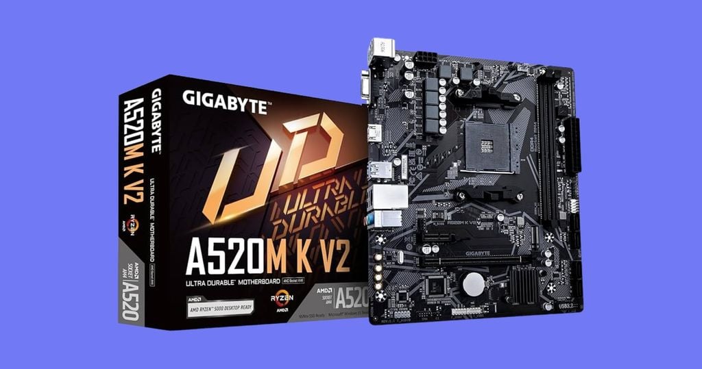 Mainboard Gigabyte A520M K V2 tăng tốc khả năng xử lý và làm việc