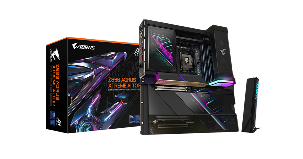 mainboard gigabyte z890 aorus xtreme ai top cùng hộp