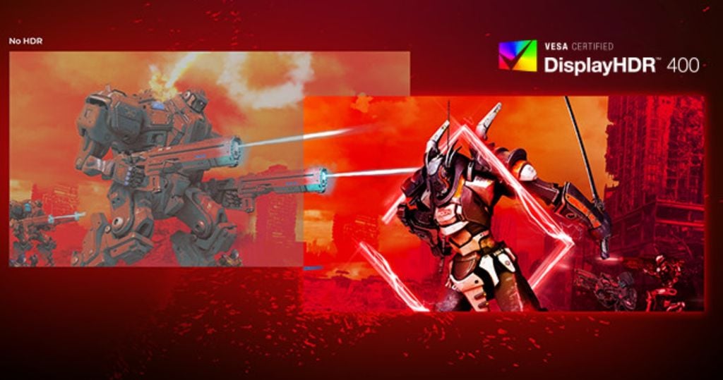 Màn hình AOC U27G4 Dual mode có công nghệ HDR 400 nâng cao độ tương phản hiển thị