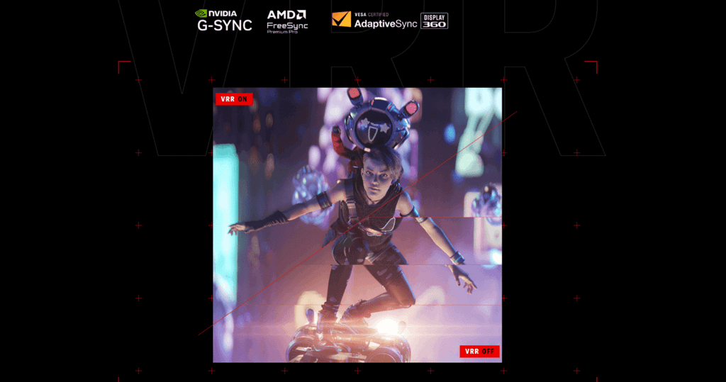 công nghệ vrr trên màn hình asus rog strix xg27aqdng