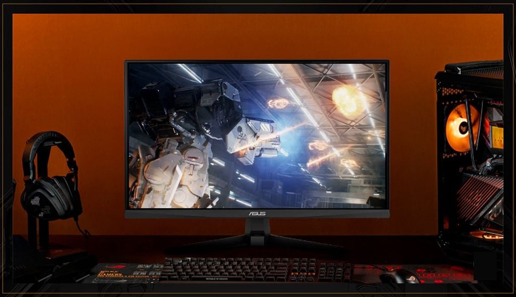 trải nghiệm chơi game trên màn hình asus VG27AQM5A