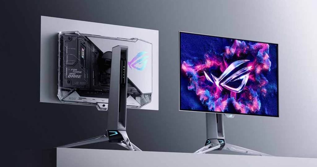 Asus ROG Swift OLED PG27AQWP-W sở hữu kích thước 26.5 inch