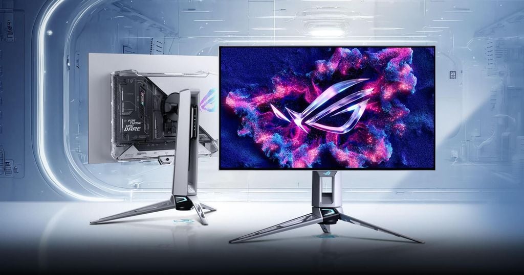 màn hình Asus ROG Swift OLED PG27AQWP-W tần số quét cực cao lên đến 540 hz