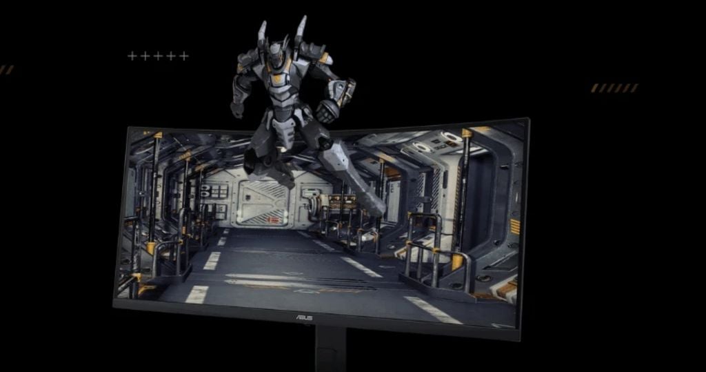 màn hình ASUS TUF VG34WQML5A được thiết kế công thái học giúp điều chỉnh linh hoạt