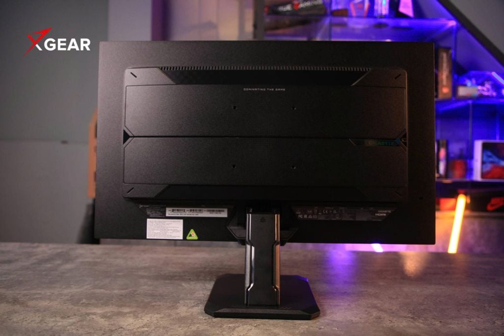mặt sau màn hình gaming gigabyte g27q20t
