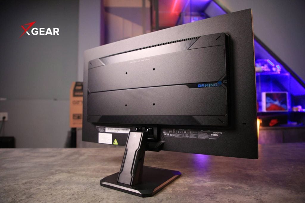 mặt sau màn hình gaming gigabyte g27q20t