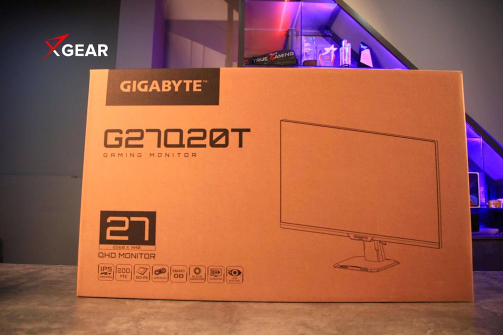 hộp màn hình gaming gigabyte g27q20t