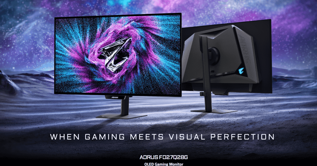 màn hình gigabyte aorus elite fo27q28g