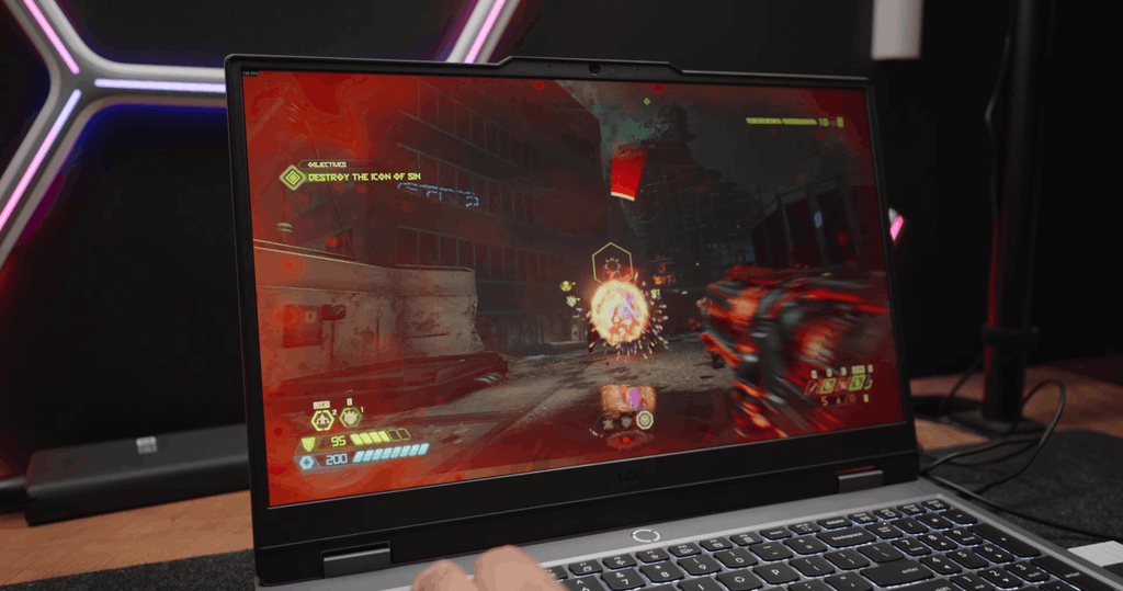 chơi game trên lêovo loq 15