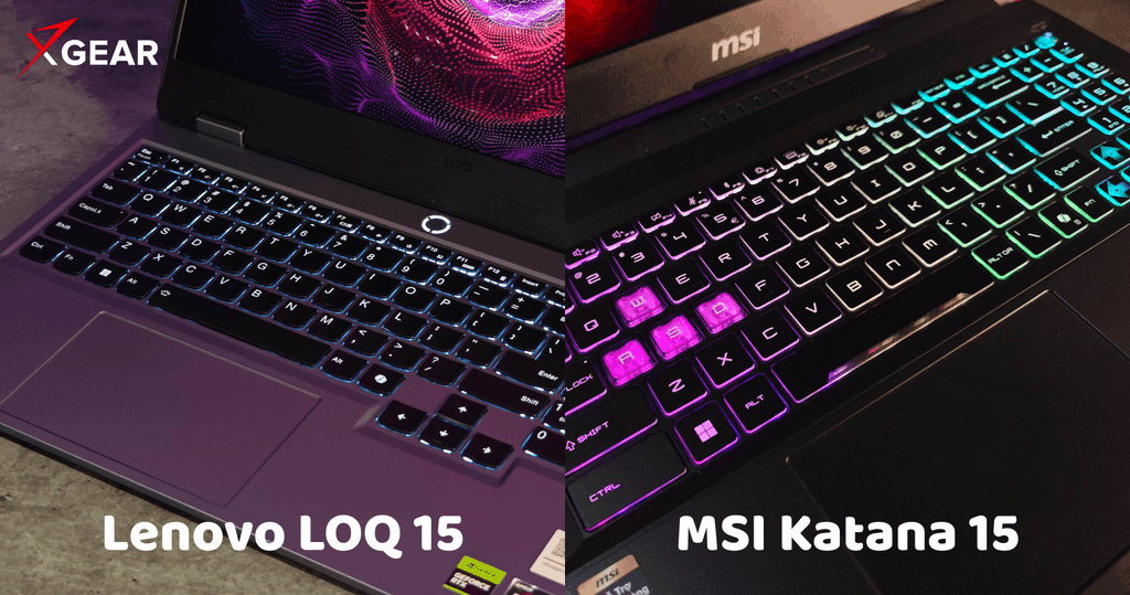 bàn phím laptop lenovo log 15 và msi katana 15