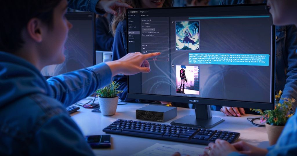 Mini PC Gigabyte AI Top Atom bộ nhớ đến 128GB