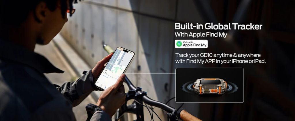 Ổ SSD di động Movespeed GD10 hỗ trợ apple find my phone