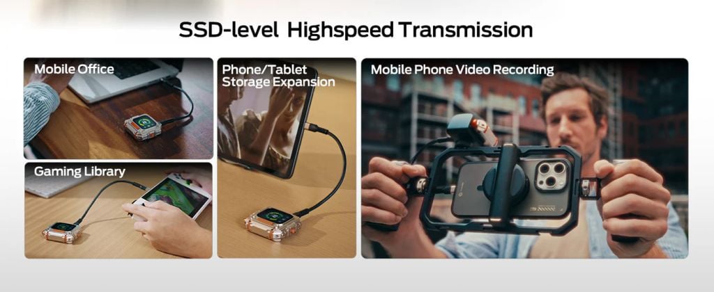 Ổ SSD di động Movespeed GD10 nhỏ gọn