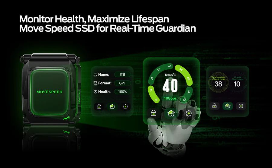 Ổ SSD di động Movespeed ST10 màn hình cảm ứng