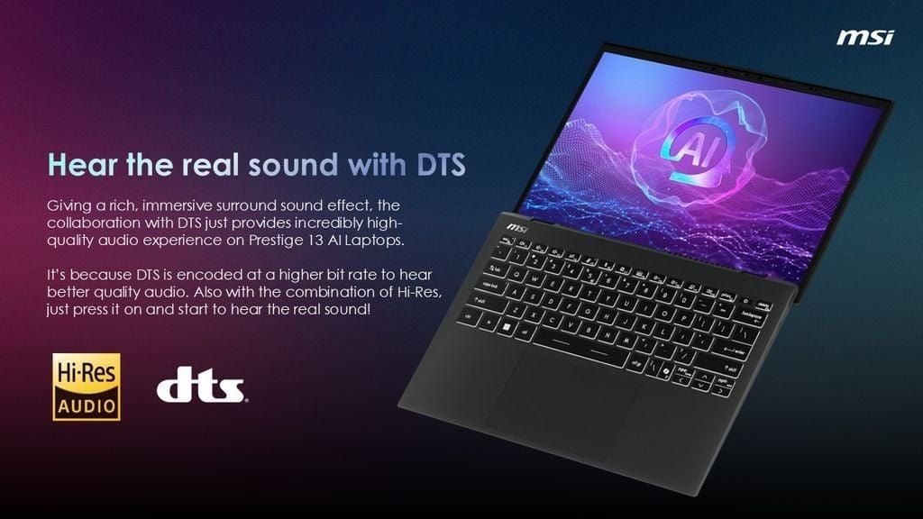Laptop MSI Prestige 13 AI+ Evo A2VMG 062VN