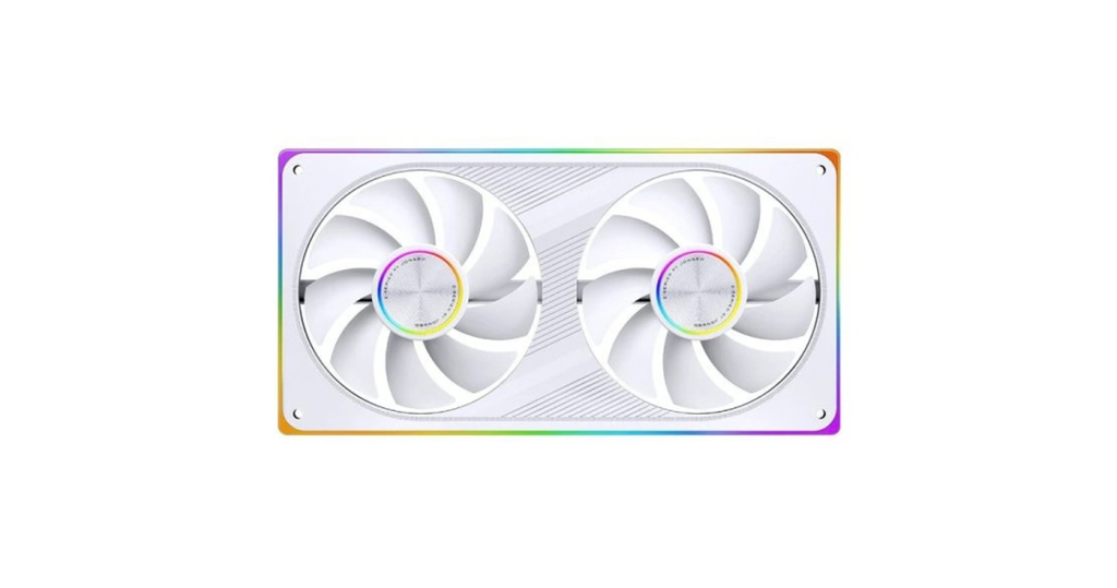 quat tan nhiet pc jonsbo ze‑240w bật đèn led