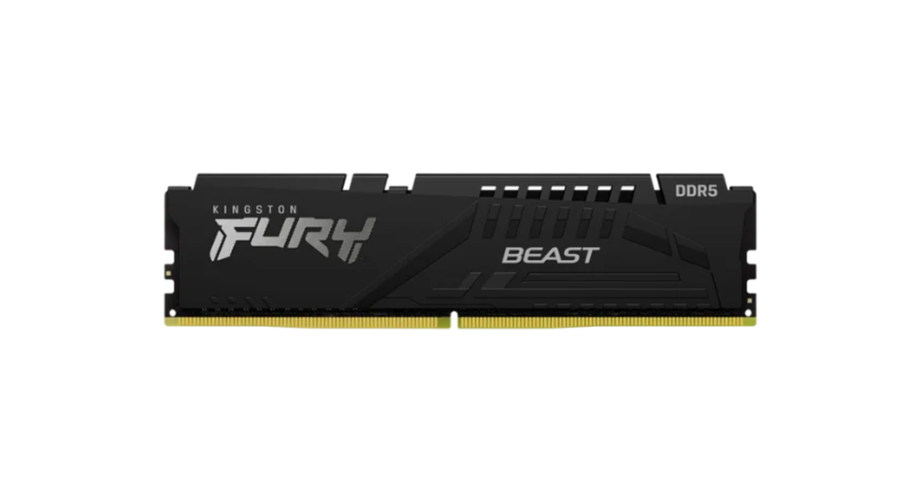 ram pc kingston fury beast 16gb ddr5 5600mhz kf556c40bb 16wp góc chính diện