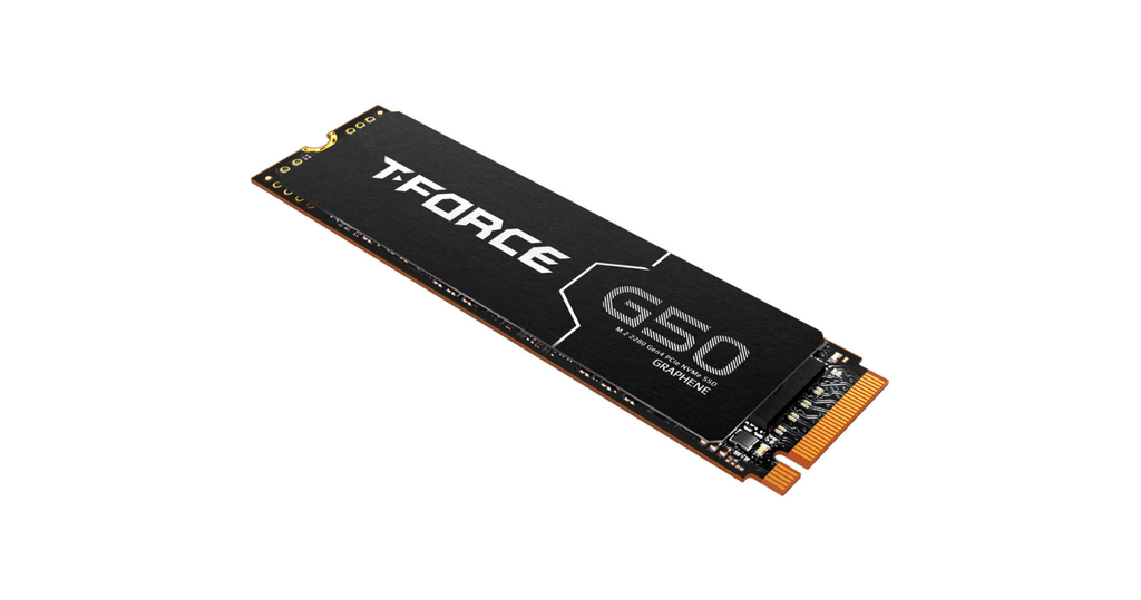 ssd teamgroup g50 512gb m 2 pcie gen4x4 góc nghiêng
