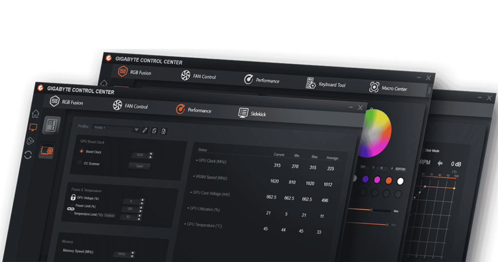 gigabyte control center