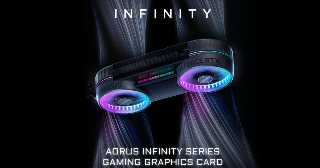 vga gigabyte geforce rtx 5070 ti aorus infinity 16gb gddr7 hướng gió