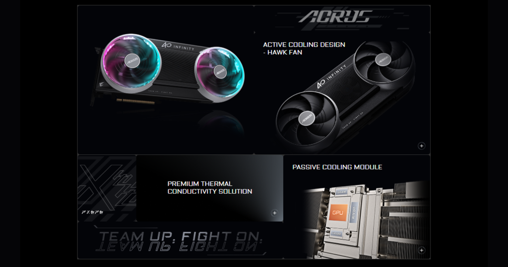 vga gigabyte geforce rtx 5080 aorus infinity 16gb gddr7