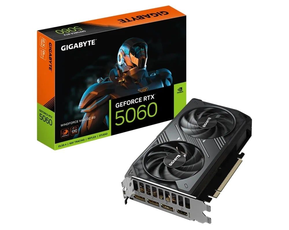 VGA Gigabyte GeForce RTX 5060 Windforce MAX OC 8G