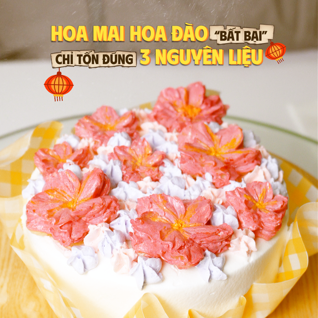 THẤY MAI THẤY ĐÀO - THẤY TẾT NGỌT NGÀO: TUYỆT CHIÊU LÀM HOA GEL TRANG TRÍ TẾT CỰC PHẨM