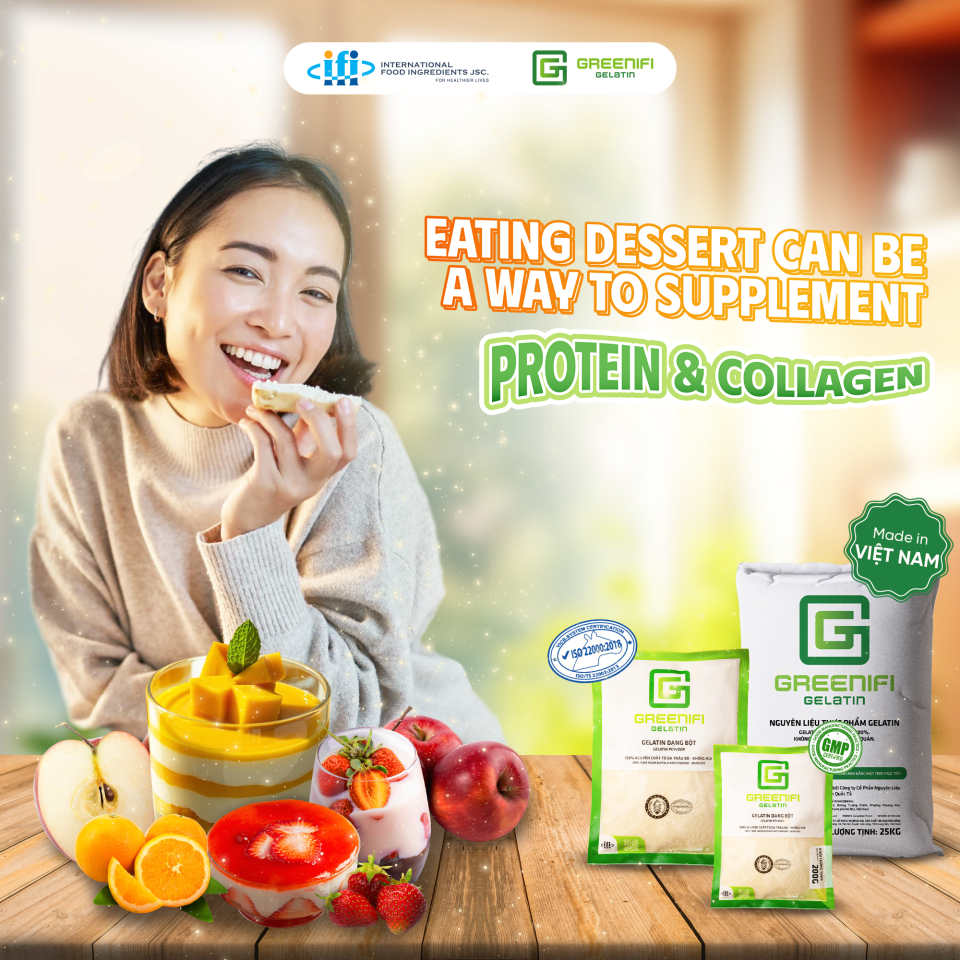 CAN DESSERTS ALSO BE A SOURCE OF PROTEIN AND COLLAGEN?